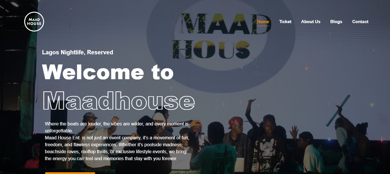 MAADHOUSE WEBSITE